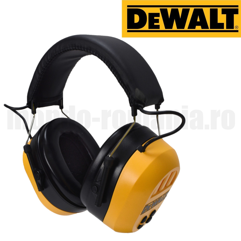 Antifoane DeWALT BLUETOOTH® cu sistem de conectare la smartphone