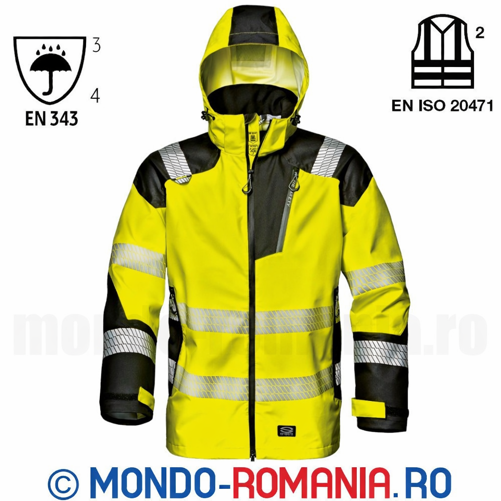 Jacheta reflectorizanta neon STORM RUSH